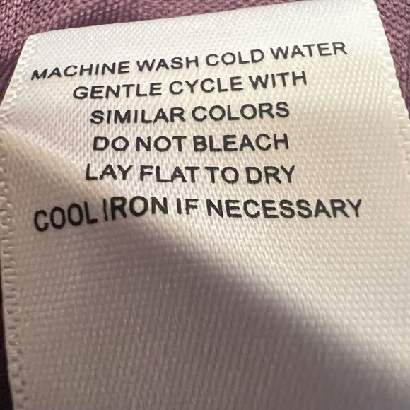 Charlotte Russe Sheer Floral Dress Ruffle Sleeve Fall Layering Purple S - Picture 13 of 13